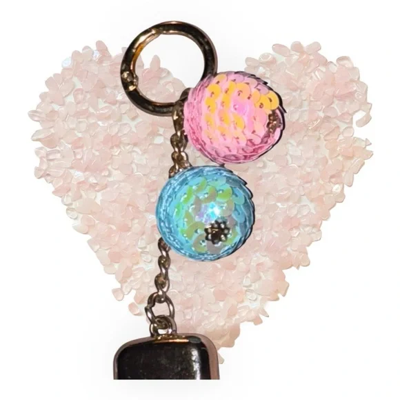 Pink Tassel Keychain NWOT - Picture 4 of 5